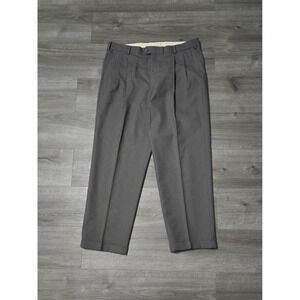 Vintage Men's Parisian Signature Dress Pants‎ Worsted Wool Pleated Cuffed USA